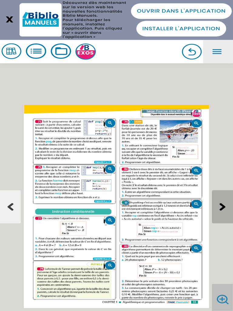 Nouvelles fonctionnalités Biblio Manuels | PDF