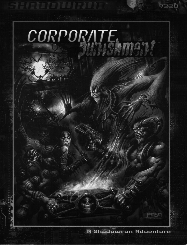 Supplément Shadowrun Corporate Punishment - FASA, Jeu De Rôle Occasion