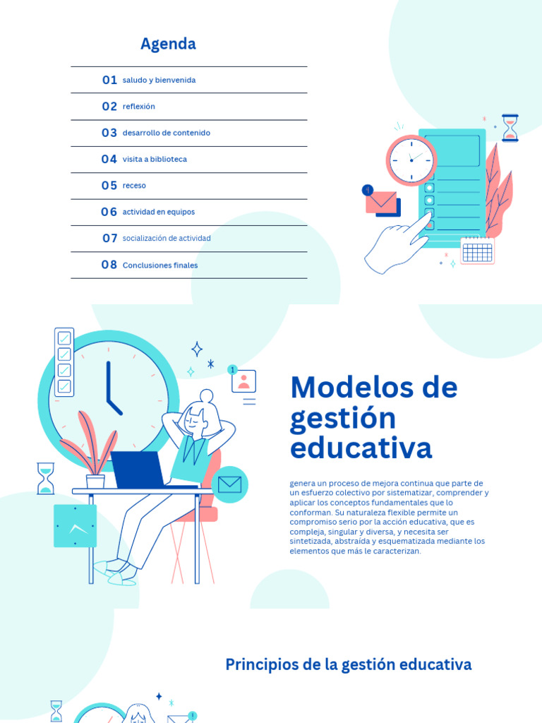 Modelos de Gestión Educativa y Análisis | PDF | Planificación | Evaluación