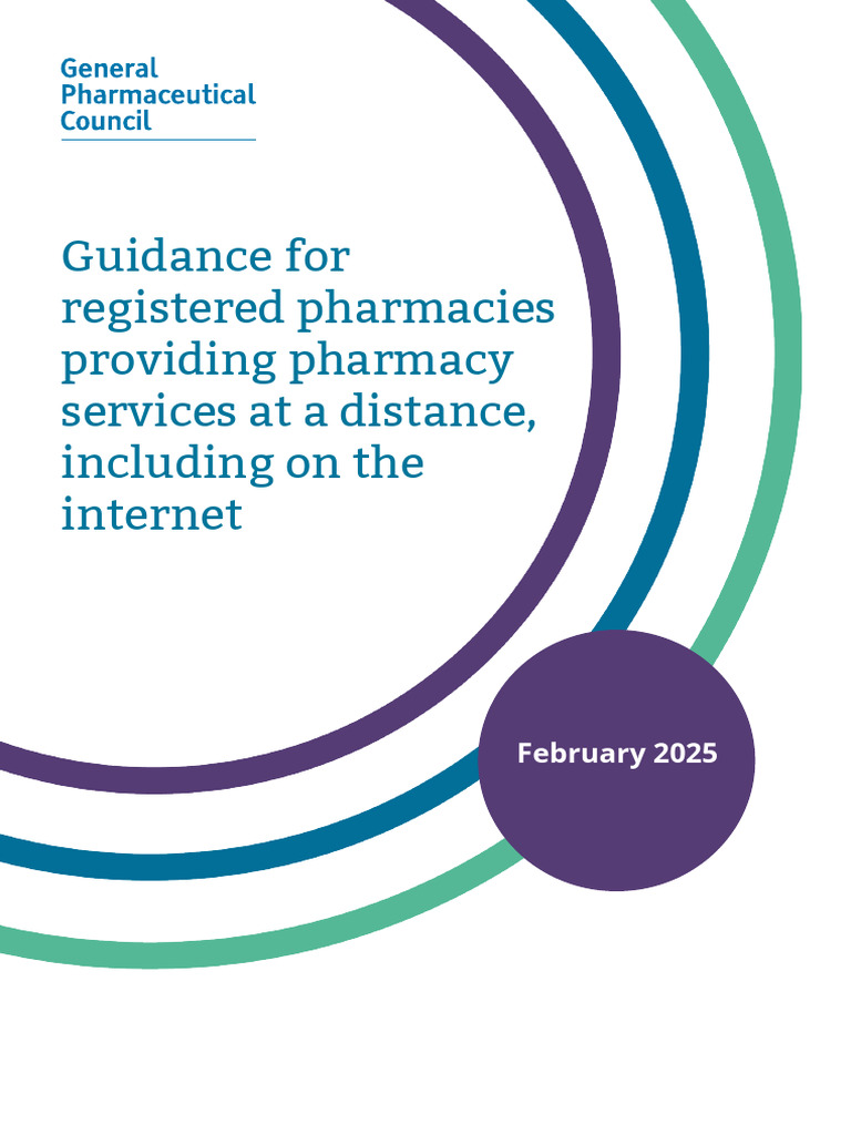 GPHC Guidance Registered Pharmacies Providing Pharmacy Services ...