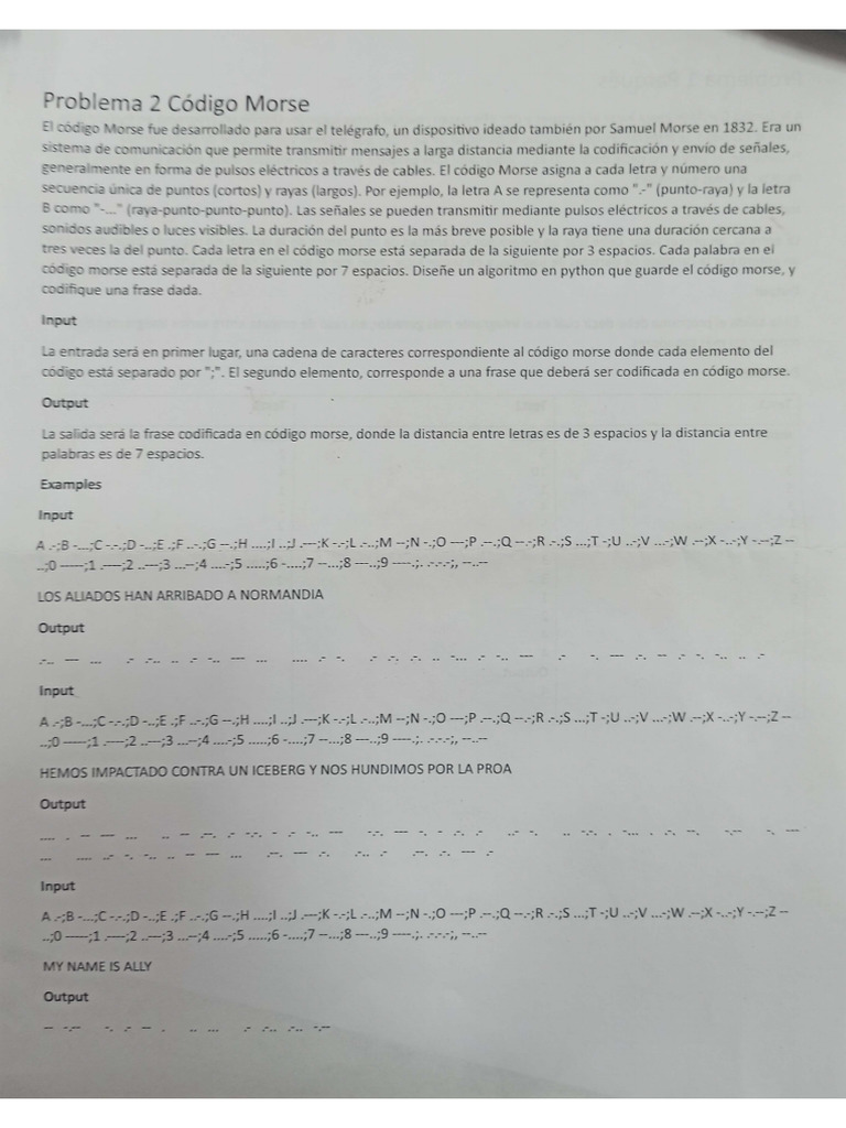 Código Morse | PDF