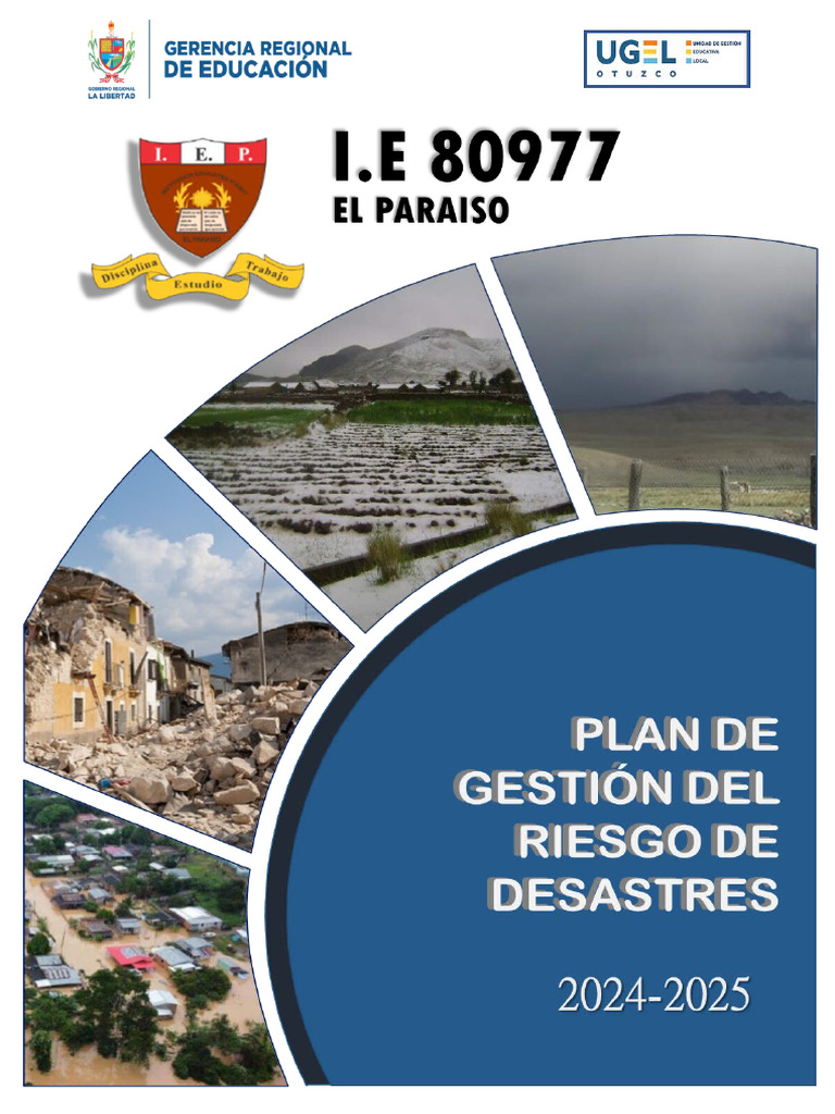 Plan de Gestión de Riesgos 2025 I.E. 80977 | PDF | Plan de estudios ...