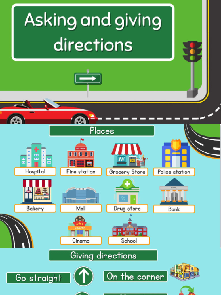 Giving Directions Presentation | PDF