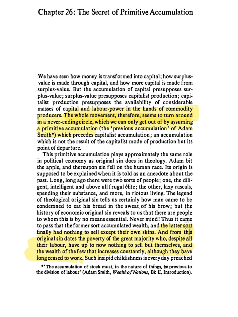 Marx%2C+Primitive+Accumulation | PDF