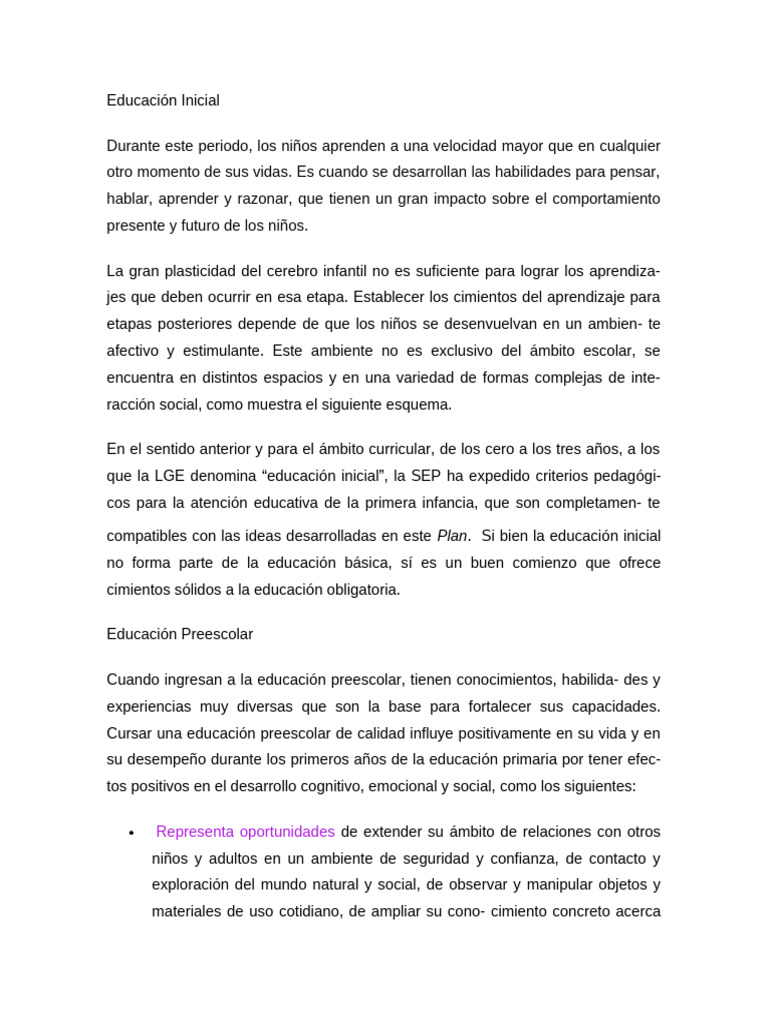 Aprendizajes CLave | PDF | Educación de la primera infancia | Educación ...
