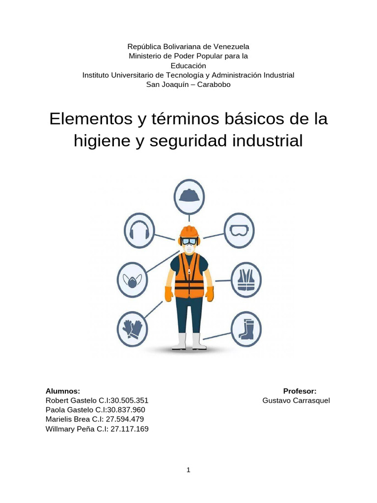 Higiene y Seguridad Industrial Esencial | PDF | Residuos | Reciclaje