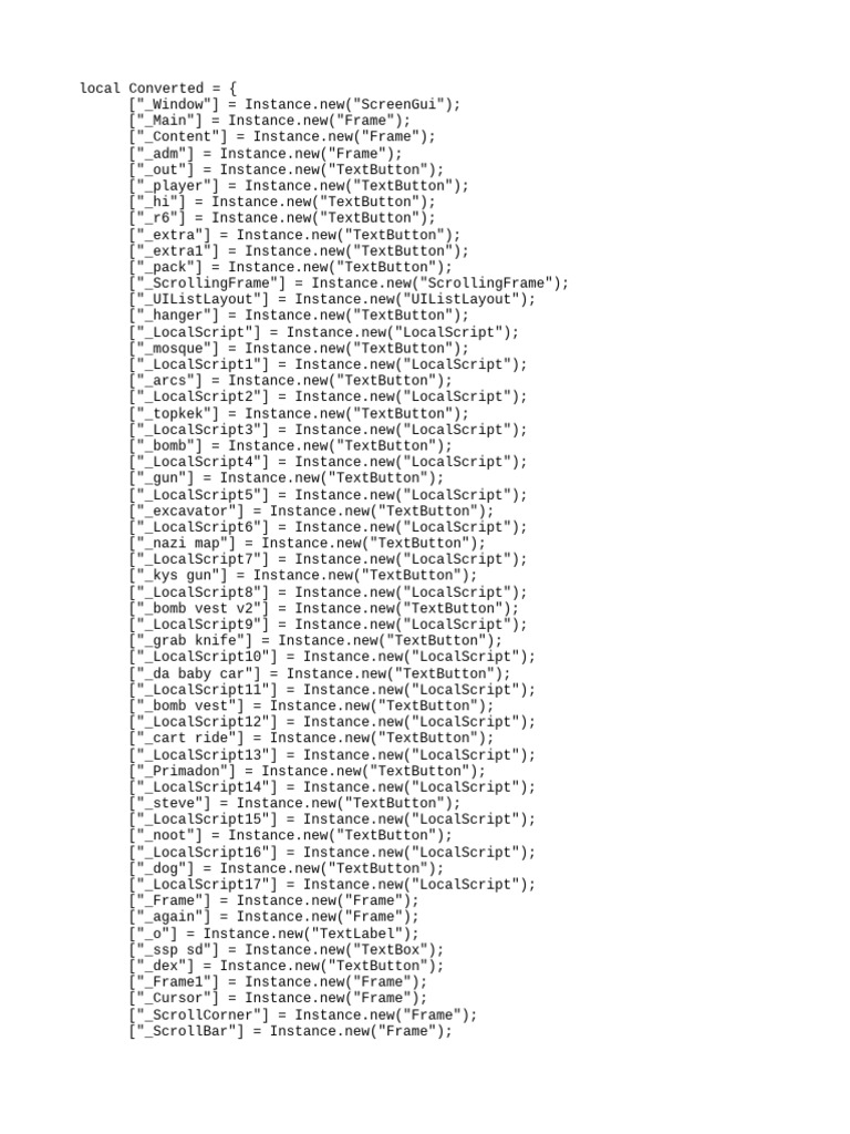 Roblox GUI Component Setup Guide | PDF | Computing | Software