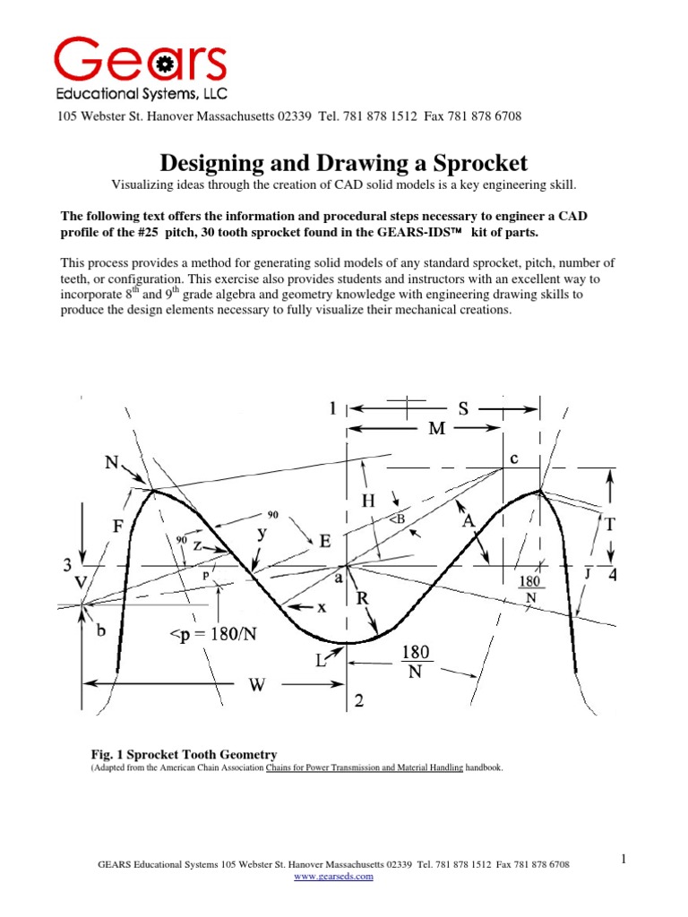 Draw Sprocket | Gear | Circle