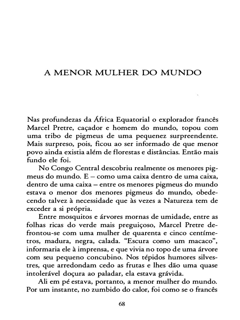 Lispector a Menor Mulher Do Mundo | PDF | Amor | Cães