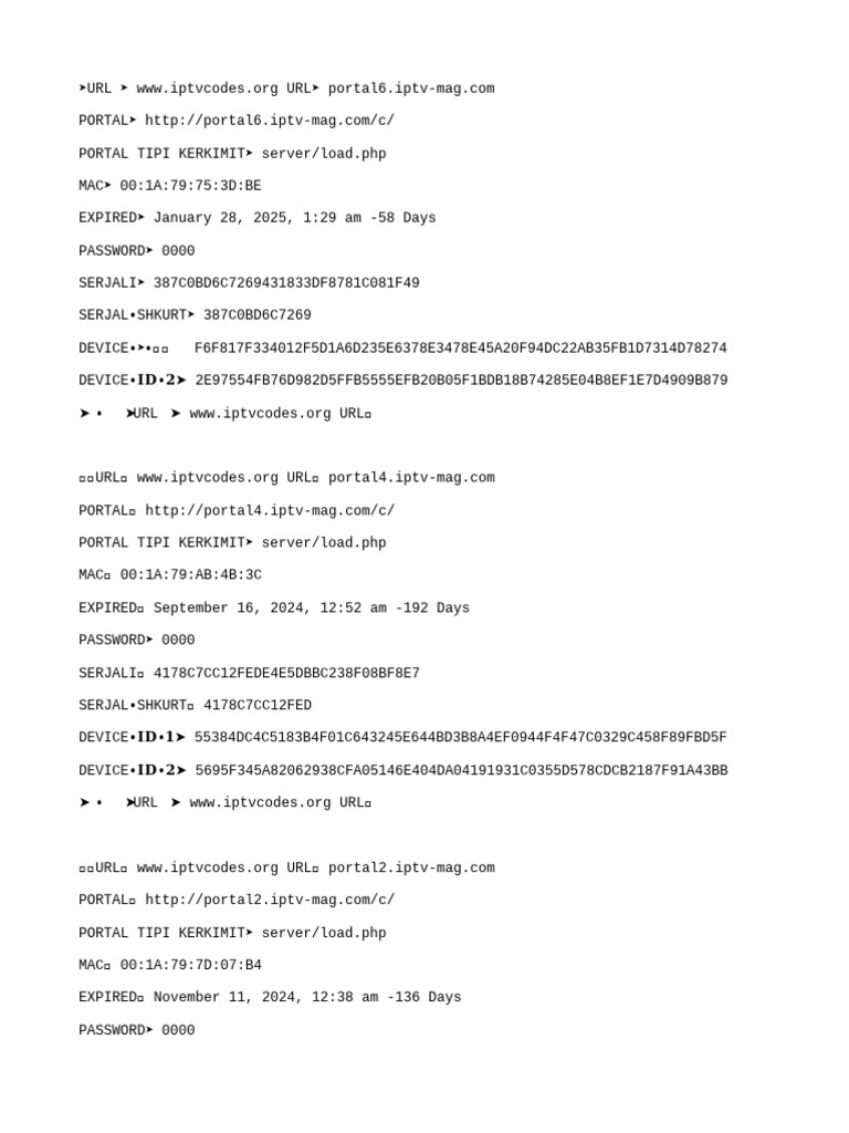 Free+m3u+Codes+Stbemu+Daily+Activation+Codes+03.04.2025 | PDF | Chess