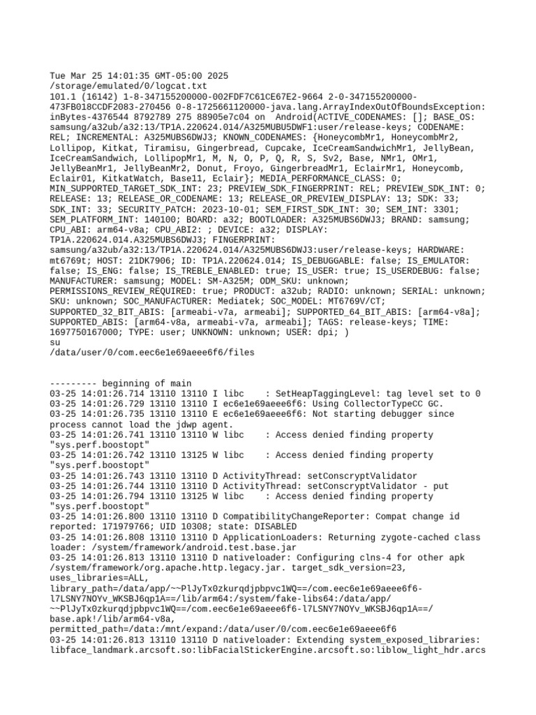 "np.dcc.protect" Android Log Analysis | PDF | Computing Platforms ...