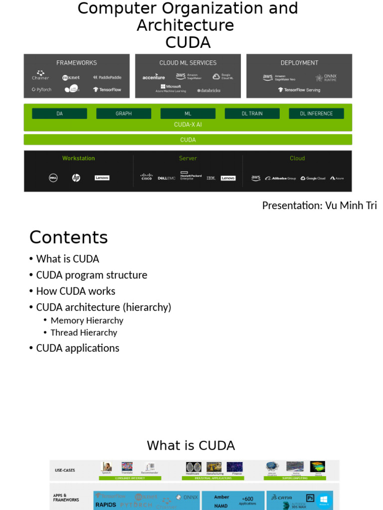 Understanding CUDA Architecture and Use | PDF
