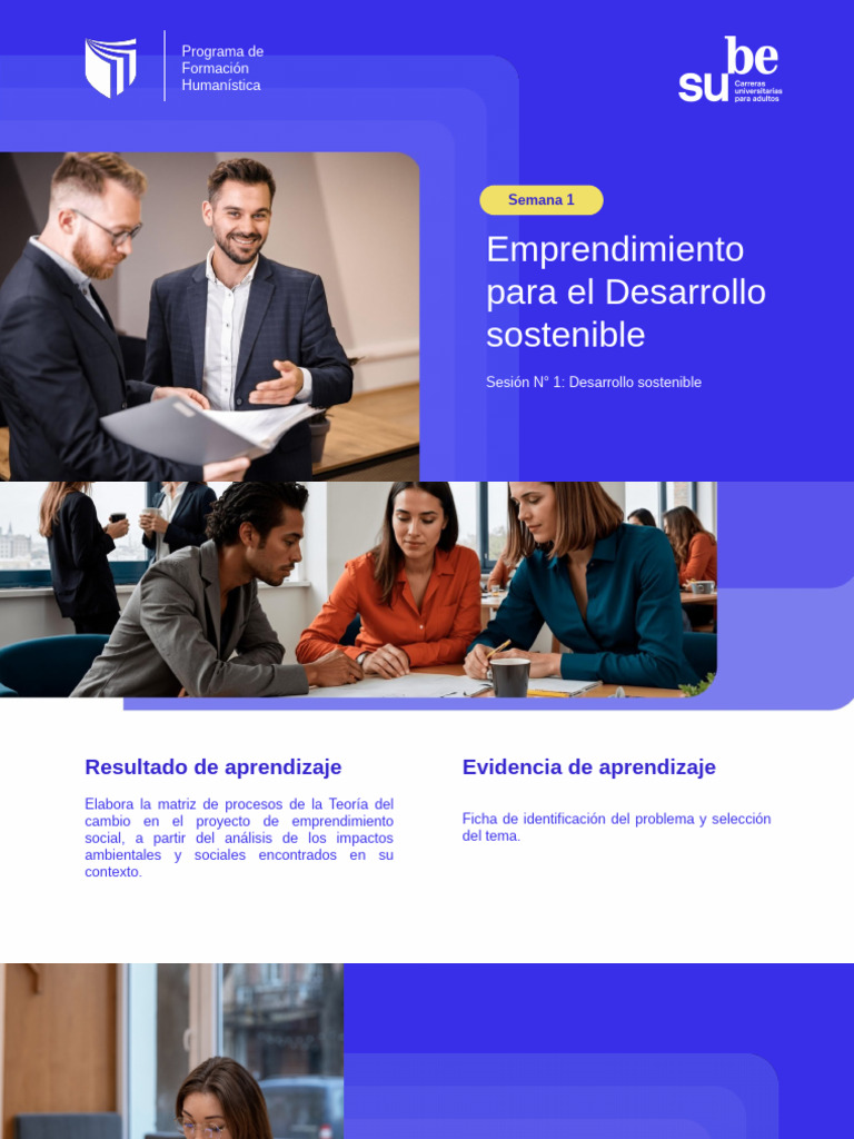 Emprendimiento y Desarrollo Sostenible | PDF | Sustentabilidad ...