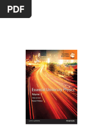 (eBook PDF) Essential University Physics Volume 1 3th Global Editionpdf download