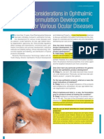 Considerations in Ophthalmic Develop