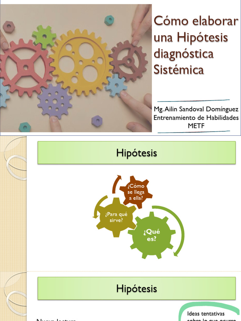 Clase Hipotesis Campus Virtual METF 2024 | PDF | Hipótesis | Terapia
