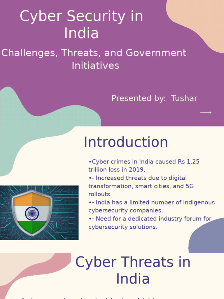 Cyber Security in India - 20250403 - 221831 - 0000 | PDF | Security ...