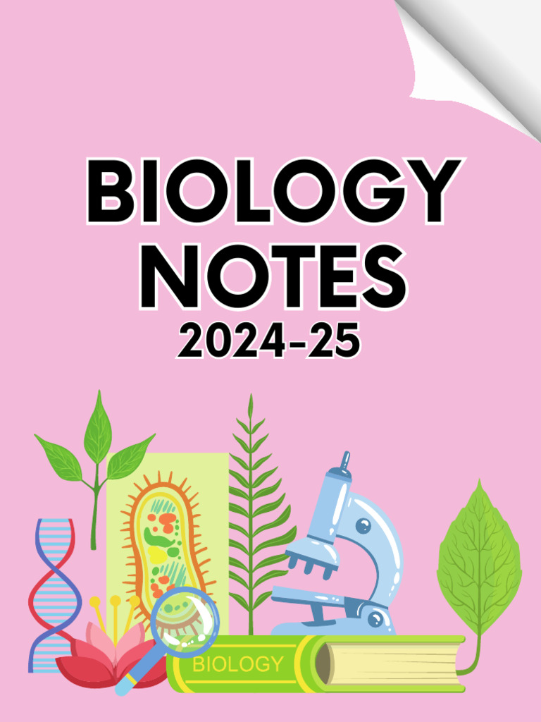 Biology Notes: Cell Structure & Function | PDF | Tissue (Biology ...