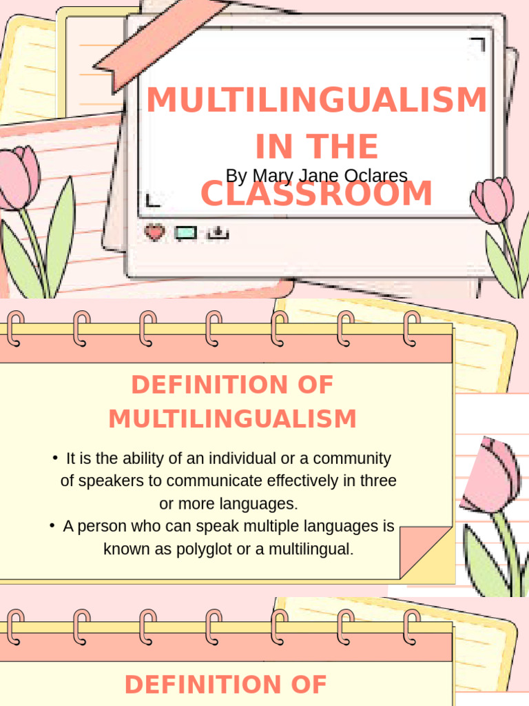 Multilingualism in the Classroom Explained | PDF | Multilingualism ...