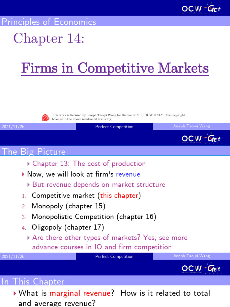 Understanding Perfect Competition in Economics | PDF | Perfect ...