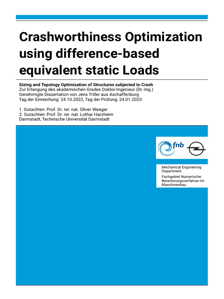 JensTriller - Crashworthiness - Optimization - Using - Difference ...