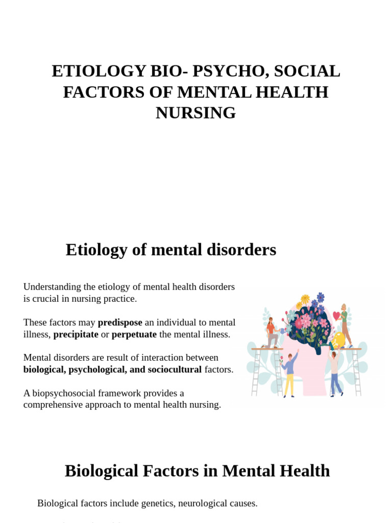 Biopsychosocial Factors in Mental Health | PDF | Mental Health | Mental ...