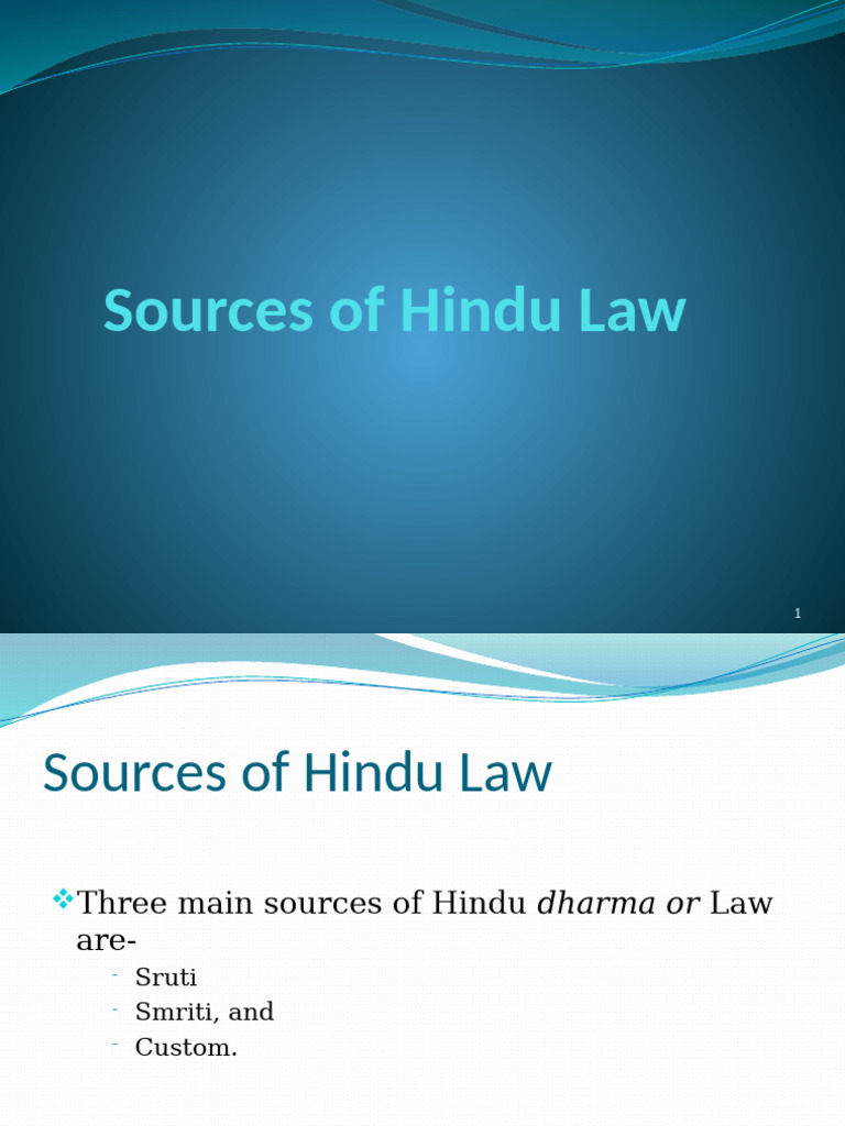 Sources of Hindu Law | PDF | Vedas | Sanskrit Texts