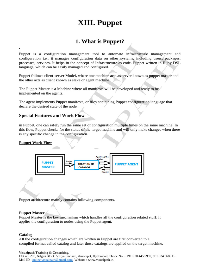 Puppet Configuration Management Overview | PDF | Computer File ...
