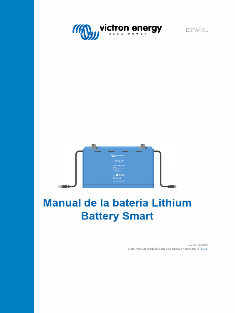15958-Manual_Lithium_Smart_Battery-pdf-es_2 | PDF | Batería de iones de ...