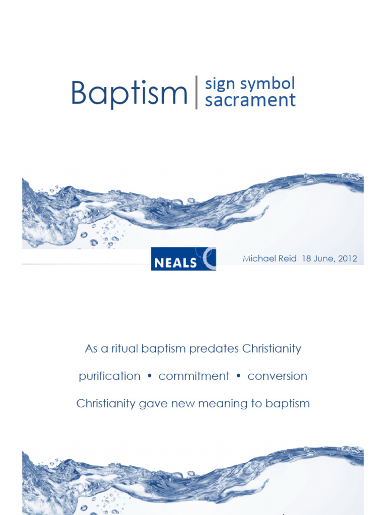 Baptism | PDF | Baptism | Sacraments