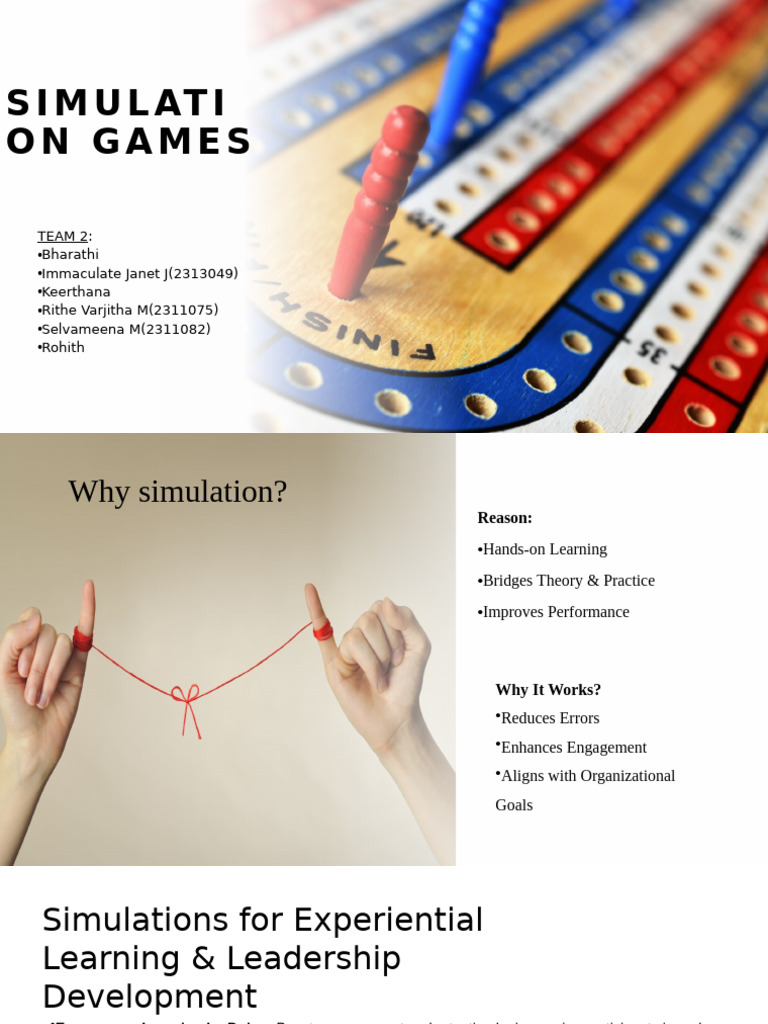 Simulation Games L&D | PDF | Virtual Reality | Simulation