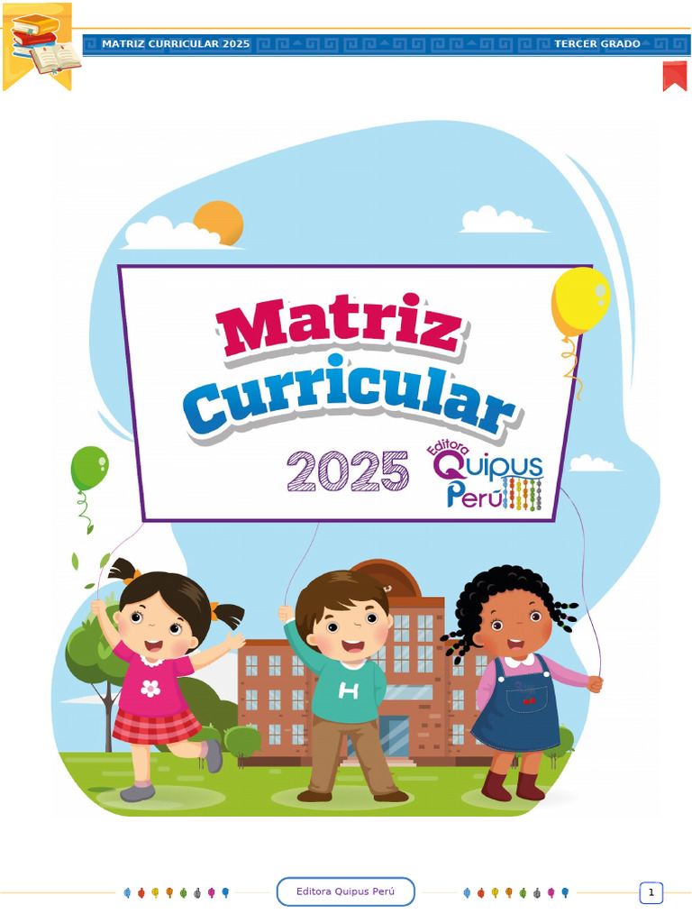 Matriz Curricular 2025 - Editora Quipus Perú | PDF | Datos | Geometría