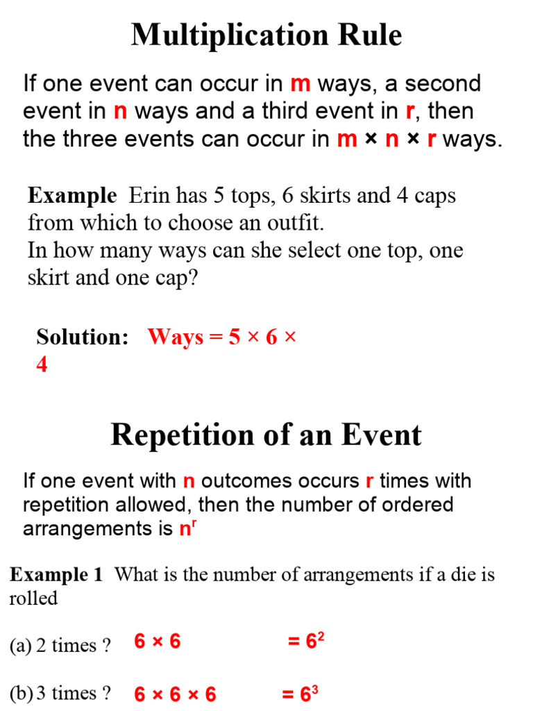 Arrangements with Repetition in nx | PDF | Discrete Mathematics ...