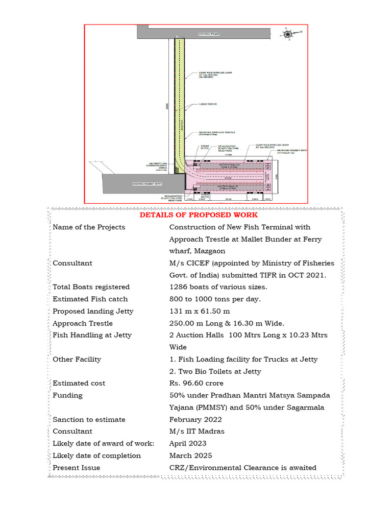 Proposed Fish Jetty at Ferry Wharf | PDF