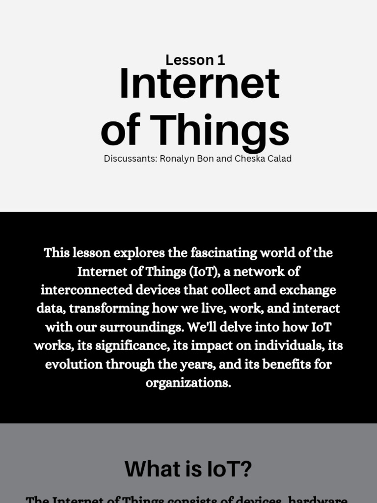Black Modern Technology Keynote Presentation | PDF | Internet Of Things ...