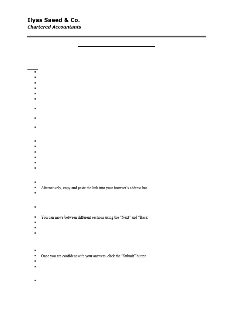 Online Test Instructions for Applicants | PDF | Software | Computing