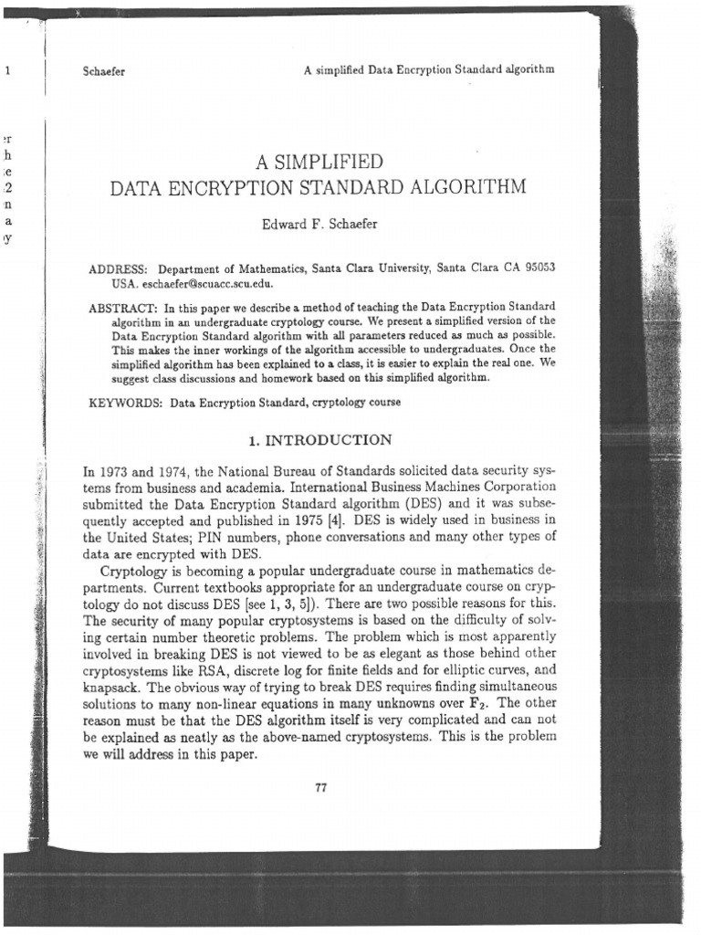 Simplified Des | PDF