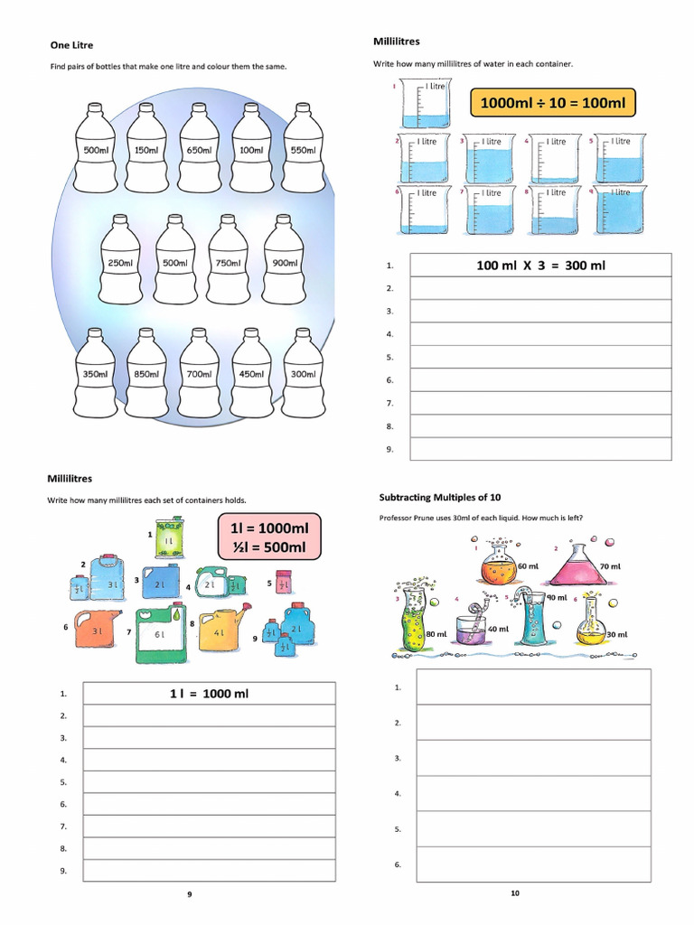 Capacity Worksheet | PDF