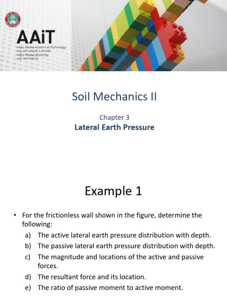 Lateral Earth Pressure Analysis Guide | PDF