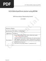 3X1W Led Driver Solution Using AP3766