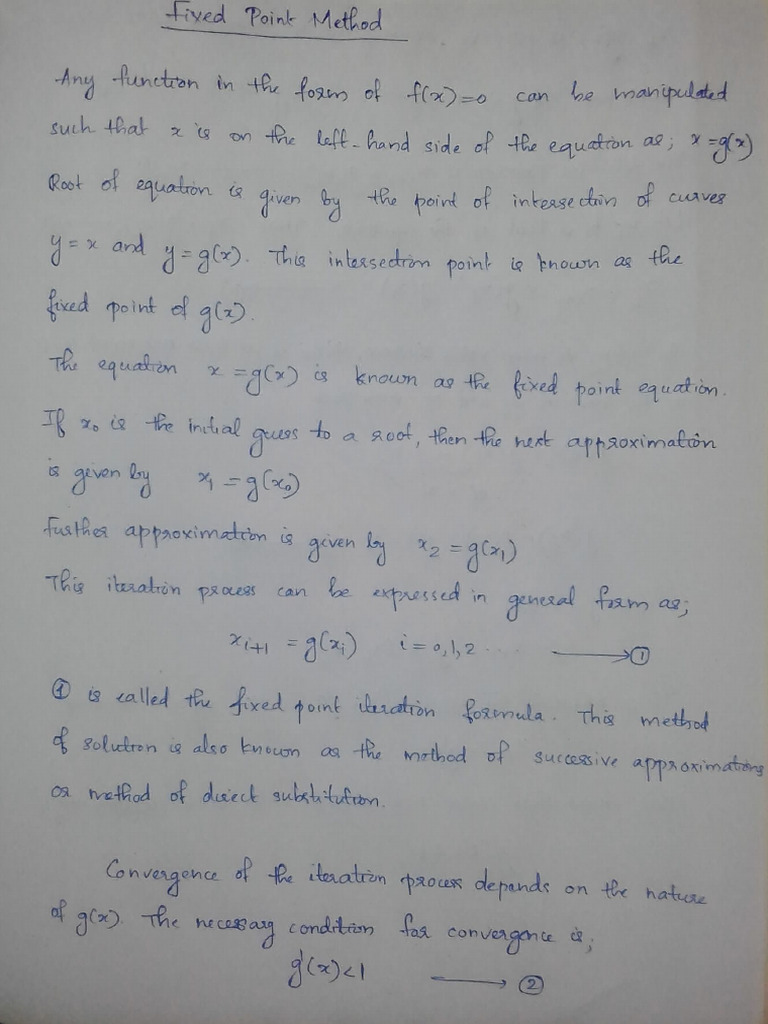 Fixed Point Physics Concepts | PDF