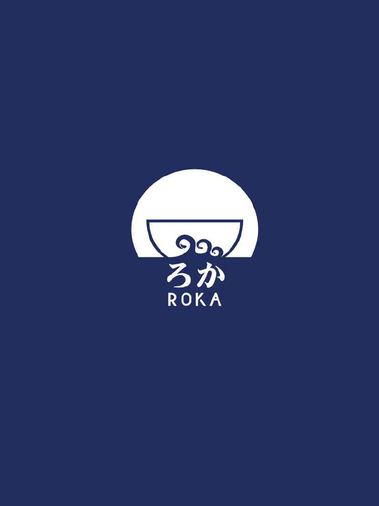 Roka Menu 2024 | PDF