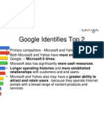 Google SWOT - Competitors, Strengths, Weaknesses, Threats & Opportunities
