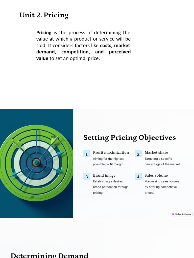 MM Setting Pricing Objectives | PDF | Pricing | Value (Economics)