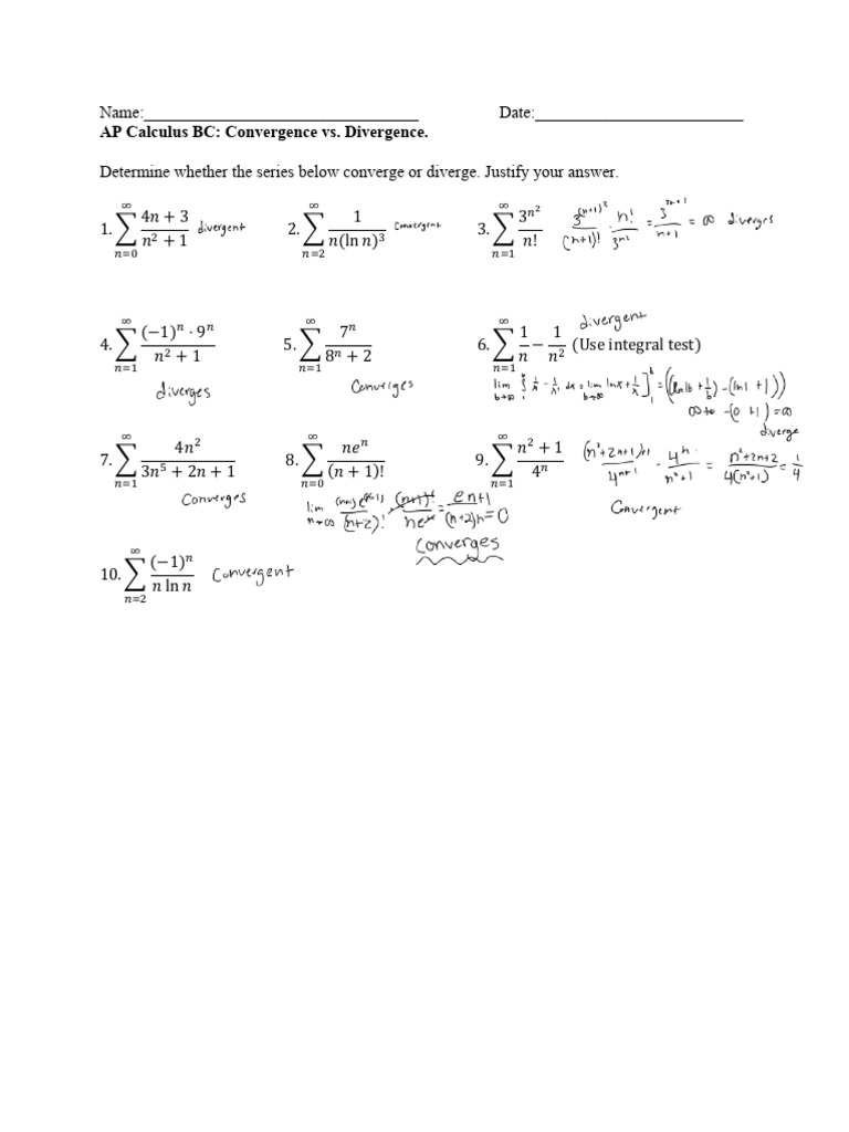 Converge Diverge 8 - 25 | PDF