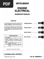 MITSUBISHI CYCLONE 4D5 ENGINE 　整備解説書 MITSUBISHI CYCLONE 4D5 ENGINE 整備解説書