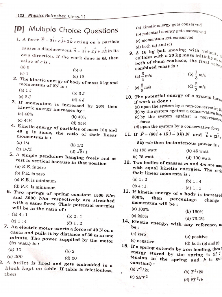 CH 5 Work Energy | PDF