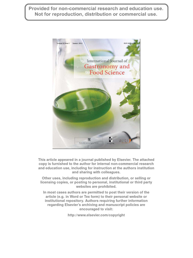 Cooking and Nutritional Science Gastrono | PDF | Fat | Nutrition