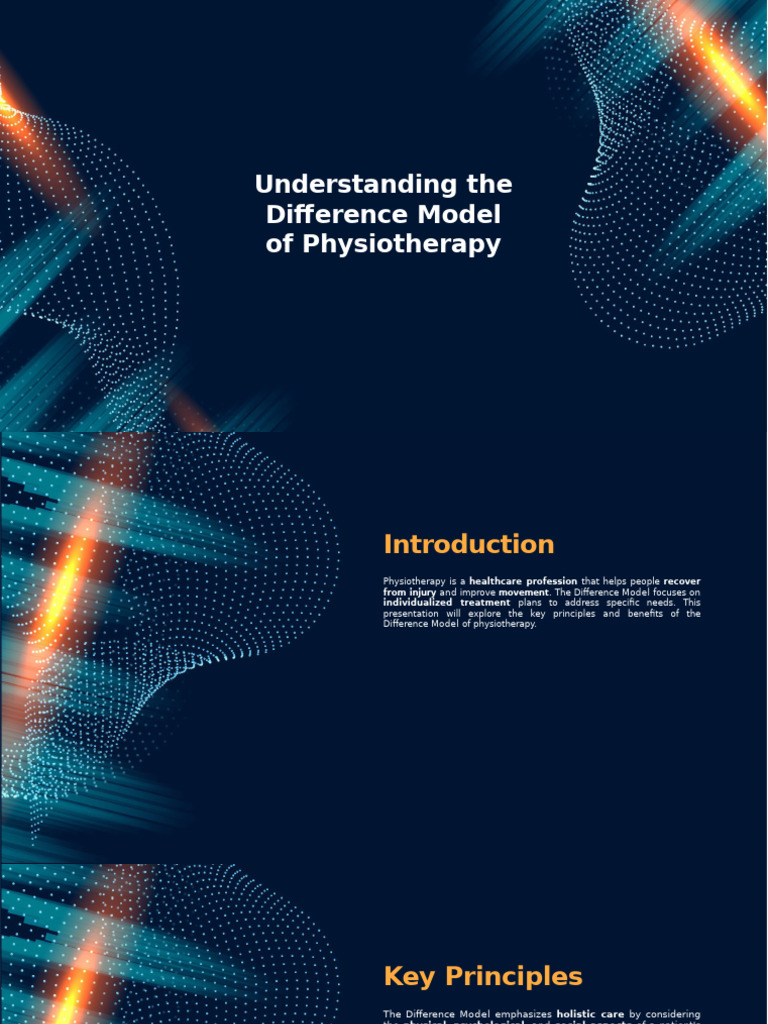 Difference Model in Physiotherapy Explained | PDF | Physical Therapy ...