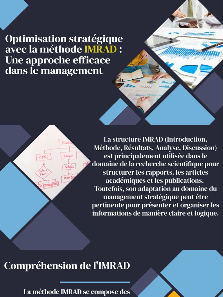 Optimisation du management avec IMRAD | PDF | Méthode scientifique